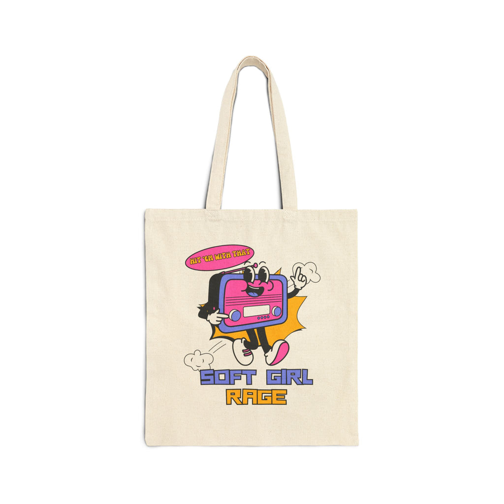 Soft Girl Rage cassette Tote Bag