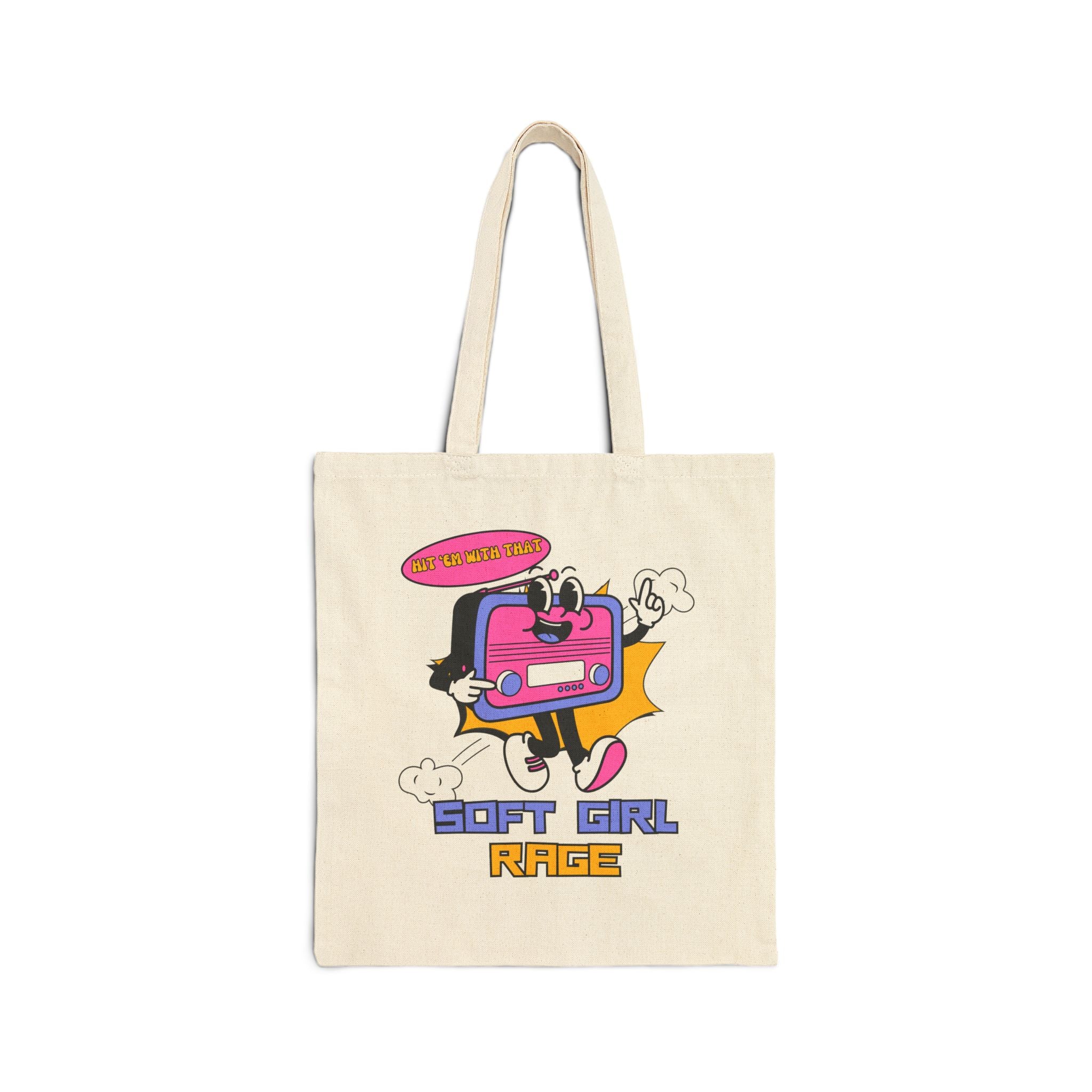 Soft Girl Rage cassette Tote Bag