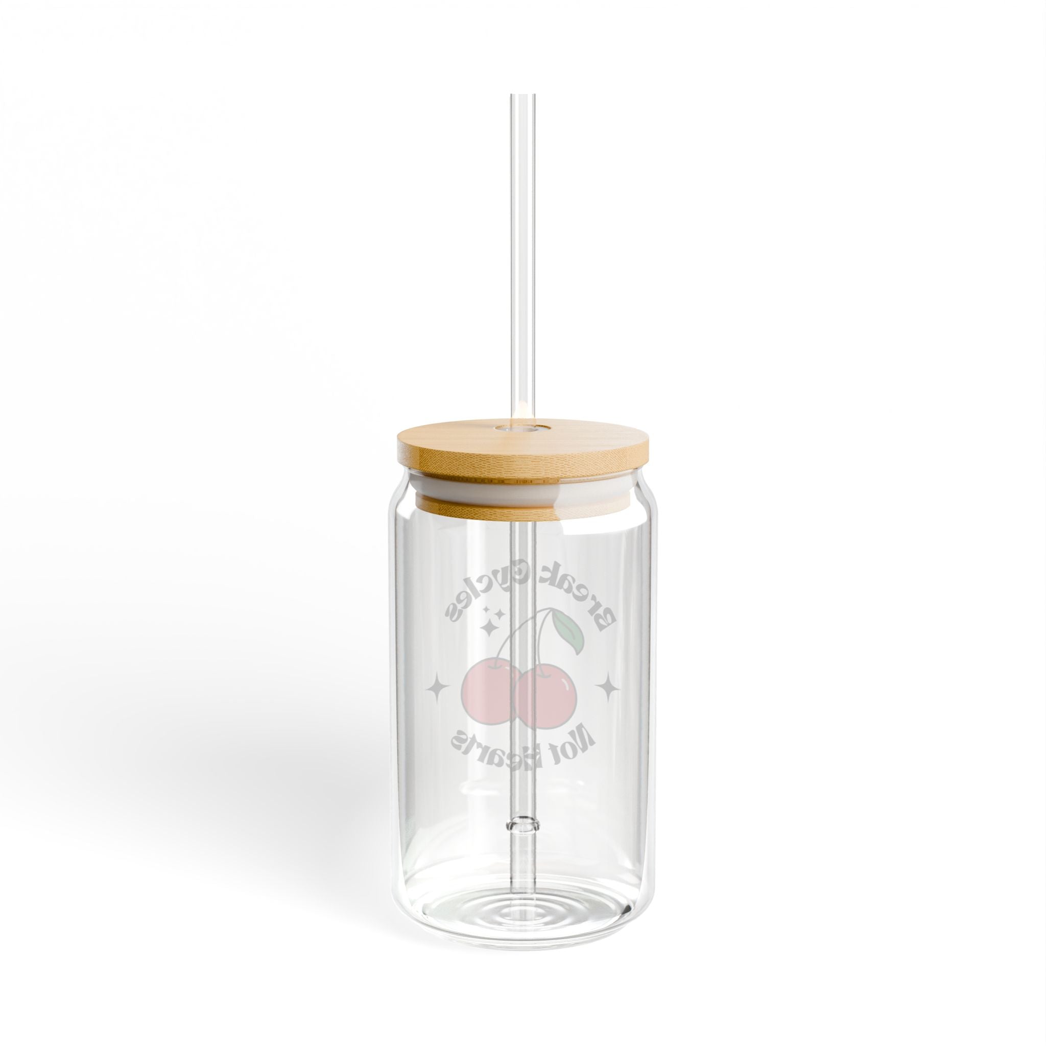 Break Cycles, Not Heats Eco-Friendly Sipper Glass, 16oz