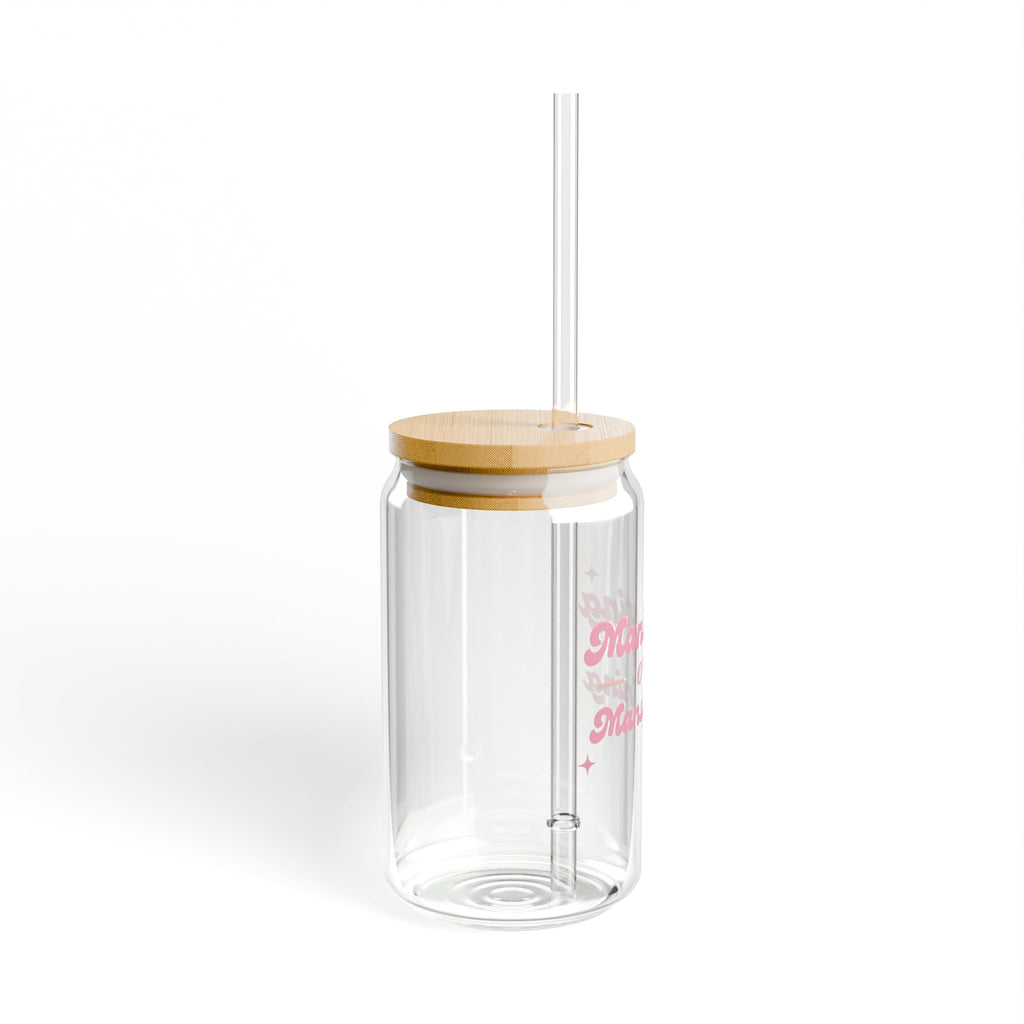 Manifesting > Mansplaining Eco-Friendly Sipper Glass, 16oz