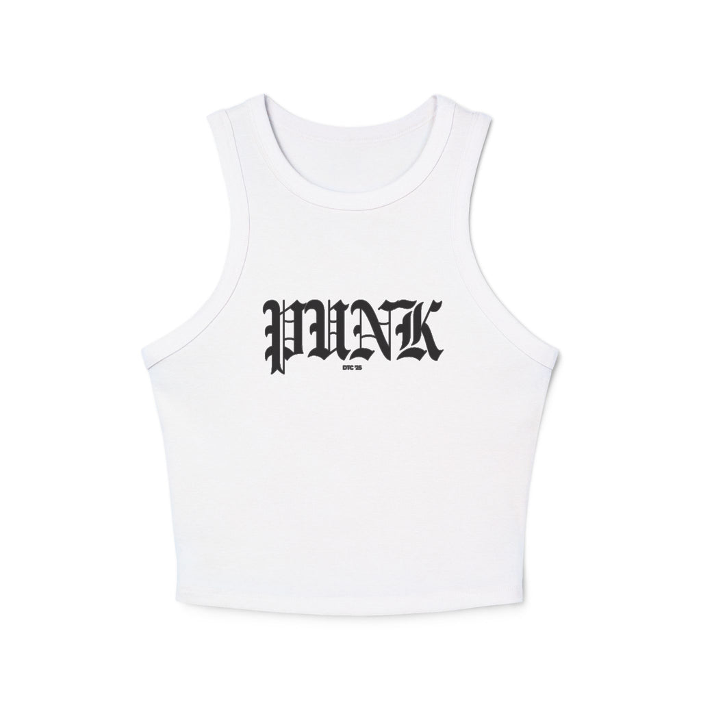 y2k PUNK Women's Rib Racercrop