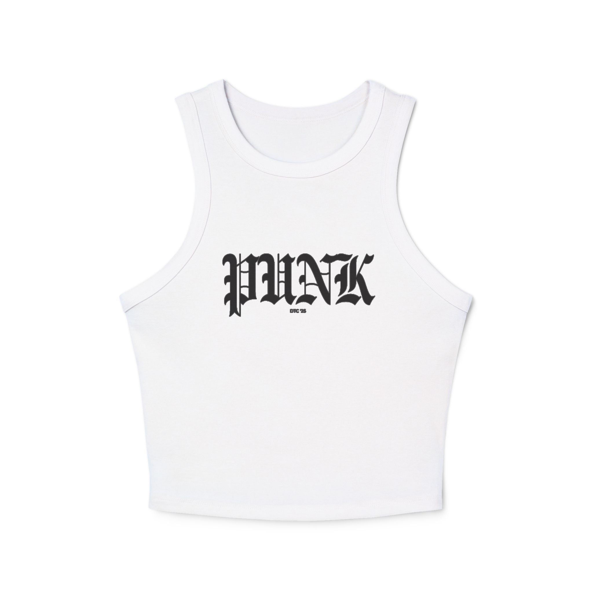 y2k PUNK Women's Rib Racercrop