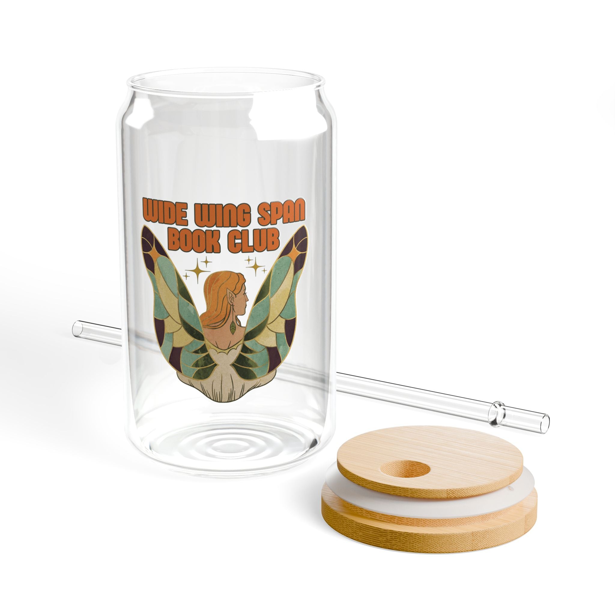 Smutty Book Club- Eco-Friendly Sipper Glass, 16oz