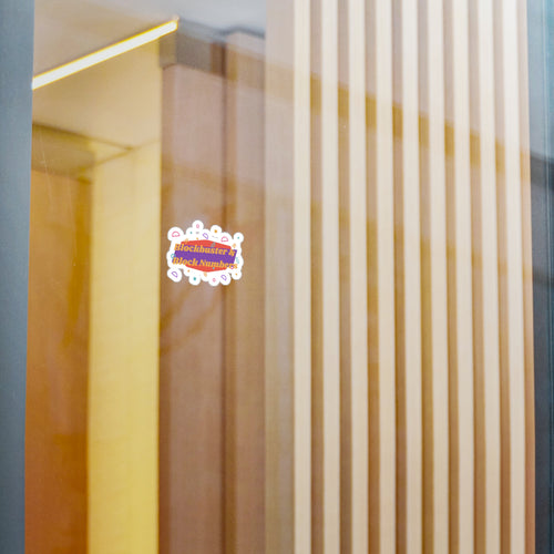 90's bby blockbuster and block number vinyl sticker