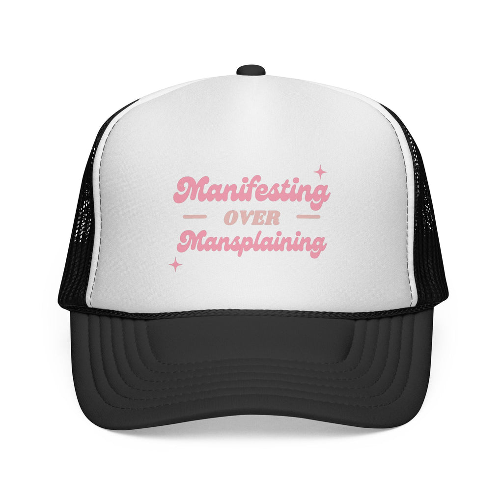 manifesting > mansplaining y2k trucker hat