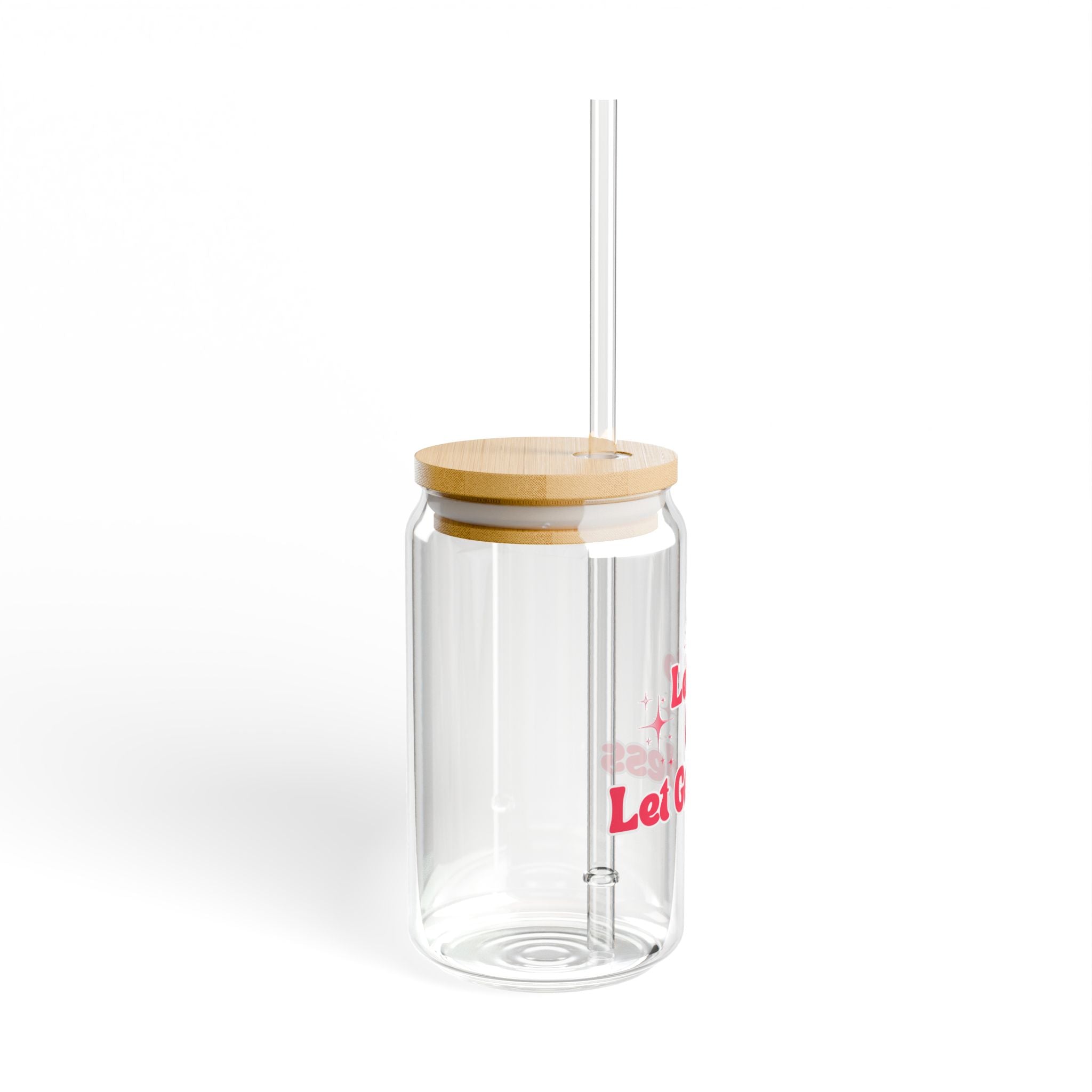 Let Go & Let GODDESS Eco-Friendly Sipper Glass, 16oz