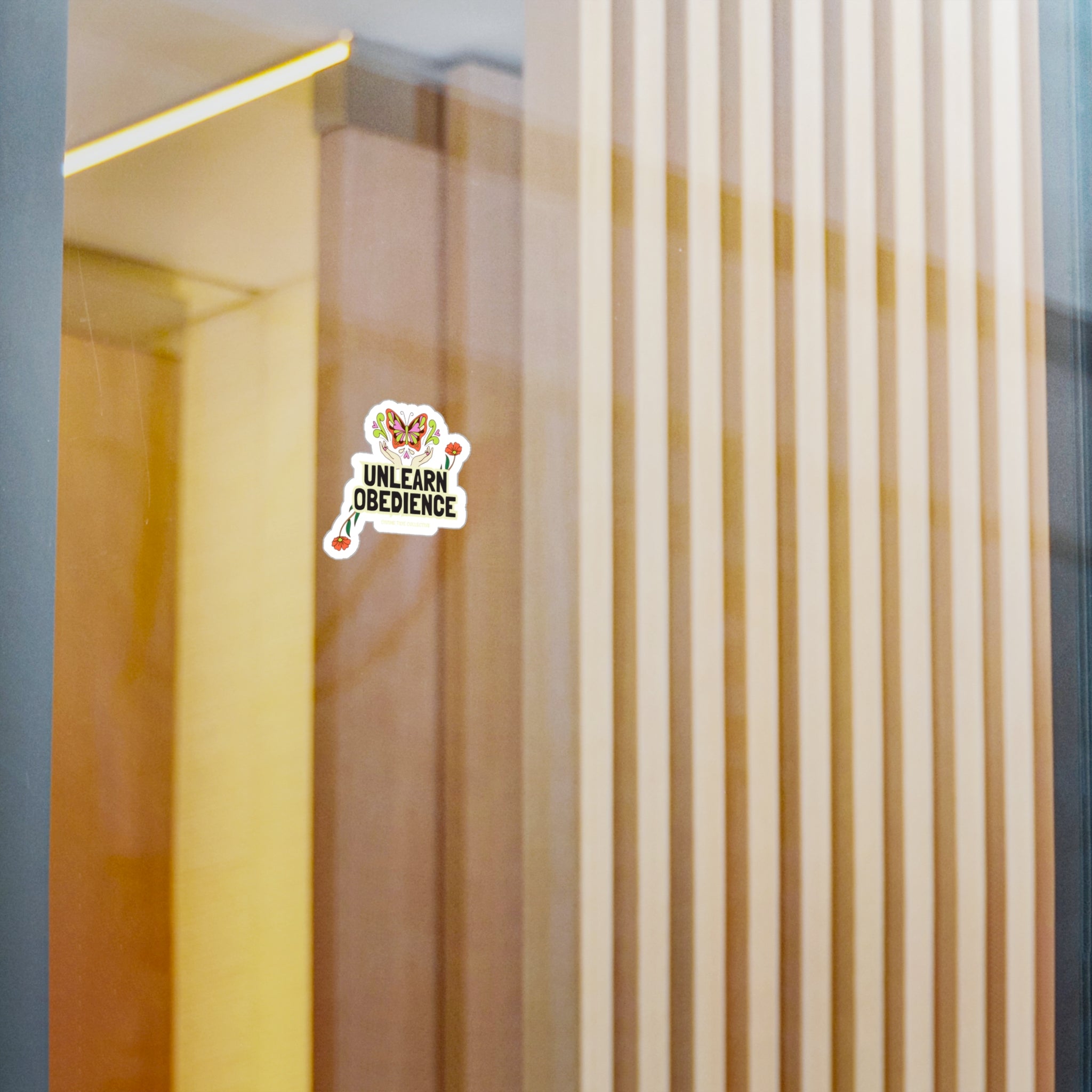 Unlearn Obedience Vinyl Sticker