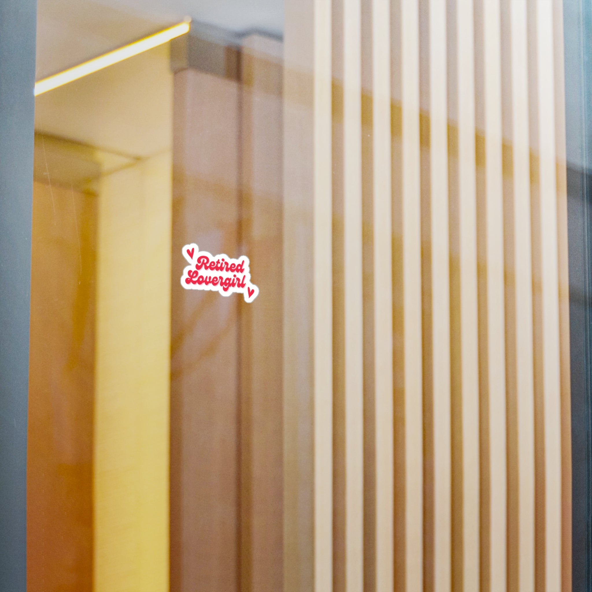 Retired Lovergirl Vinyl Sticker