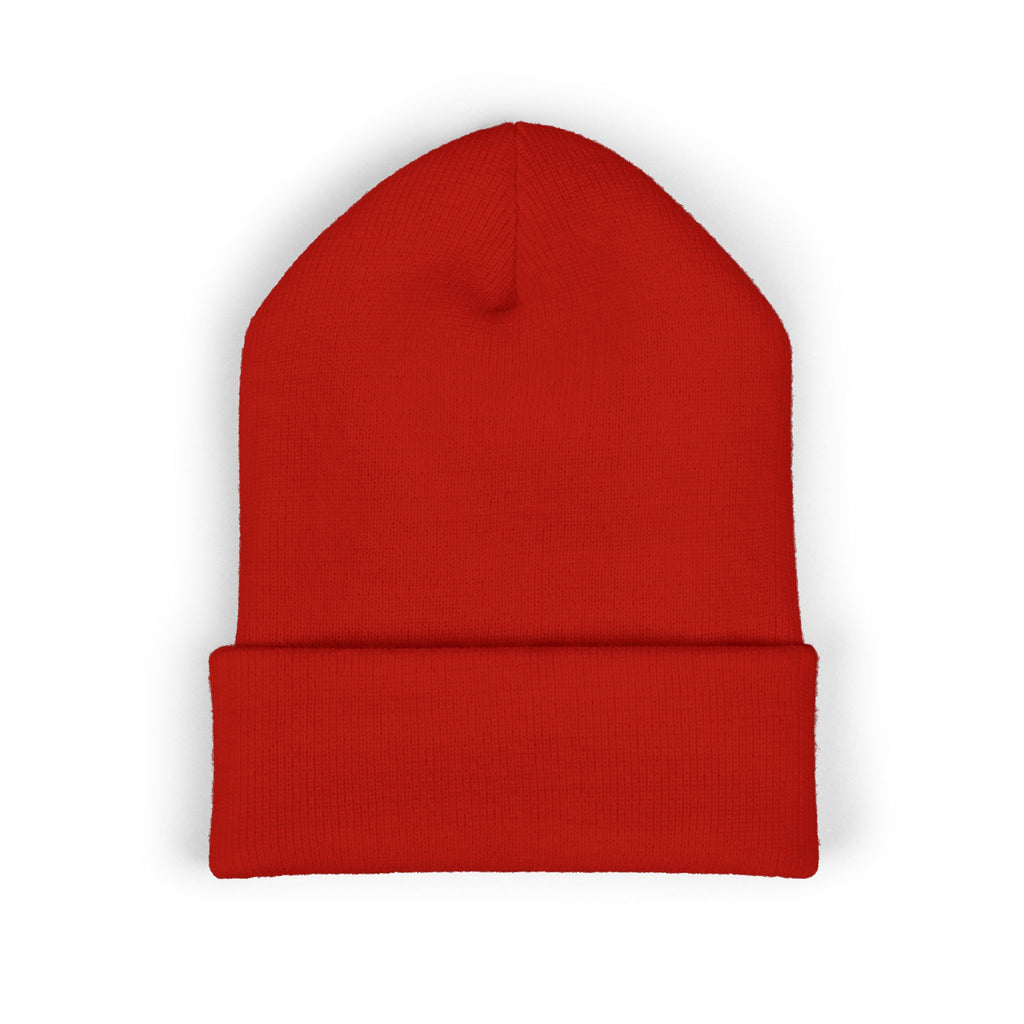 break cycles not hearts- embroidered cuffed beanie
