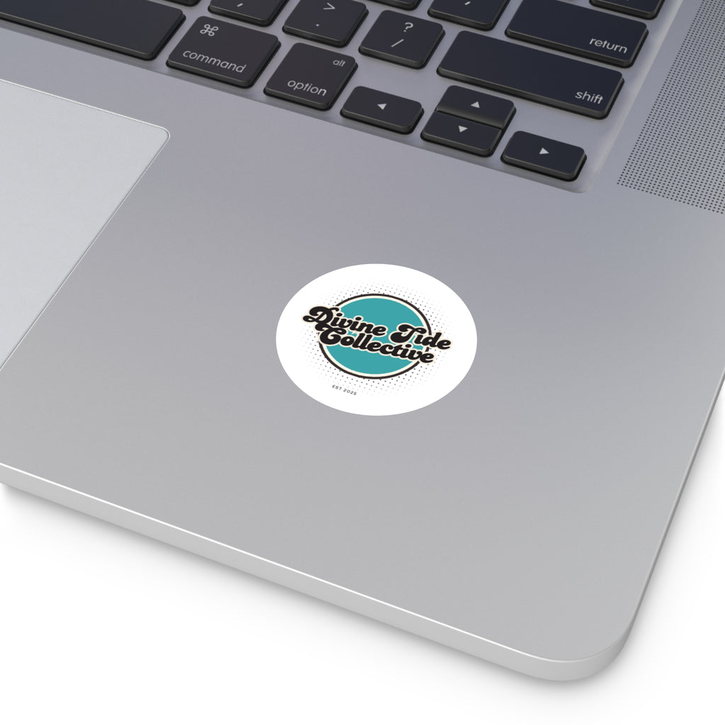 Divine Tide Collective Round Vinyl Sticker