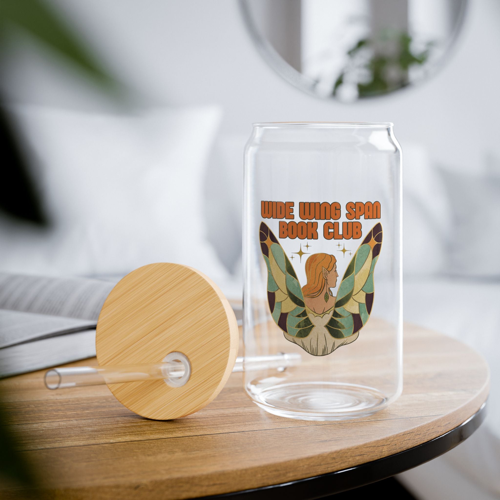 Smutty Book Club- Eco-Friendly Sipper Glass, 16oz