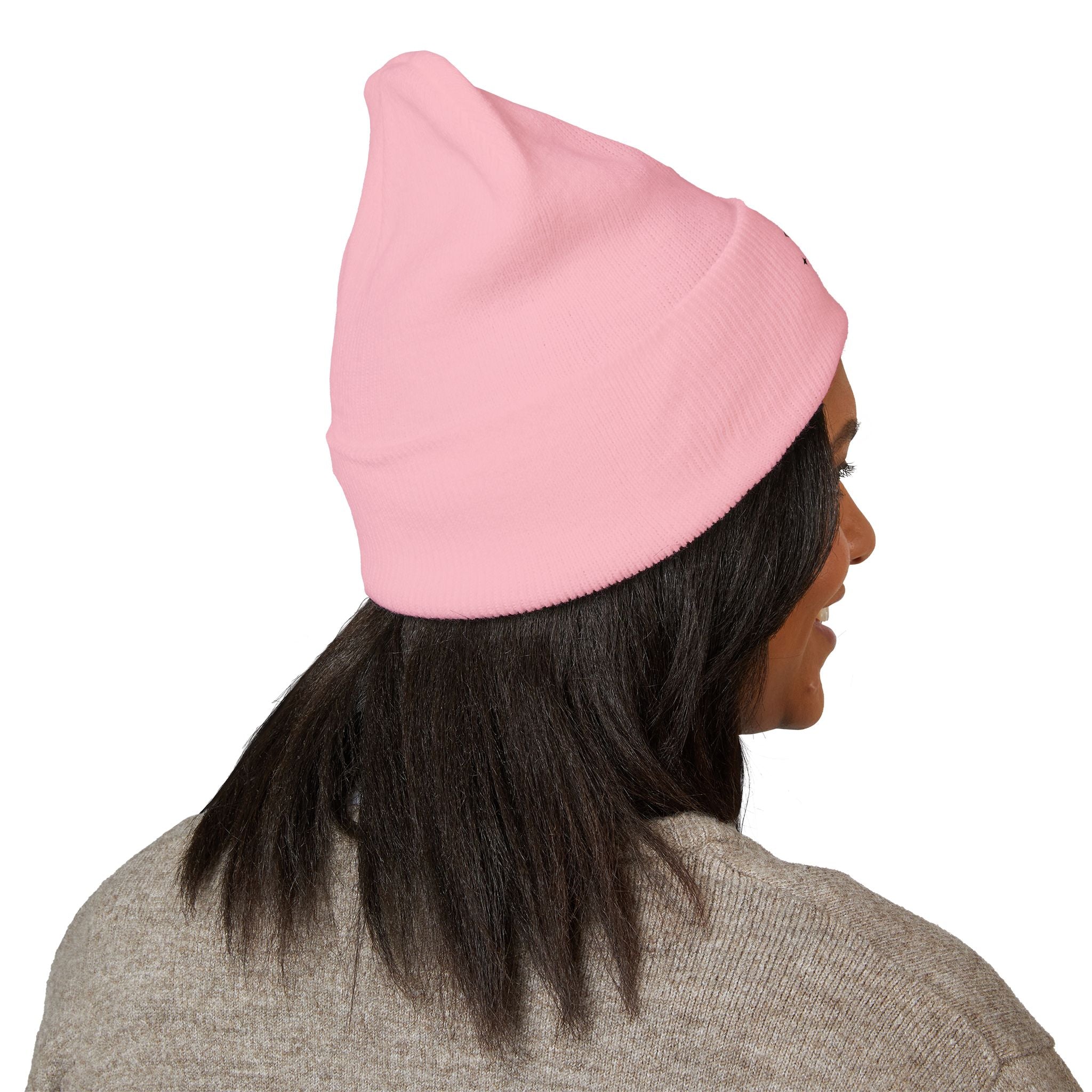 break cycles not hearts- embroidered cuffed beanie