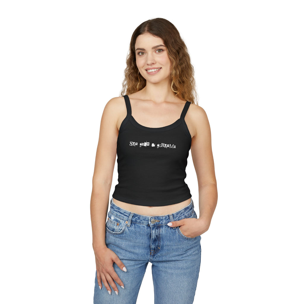 Sea Salt x Screamo- cropped graphic tank