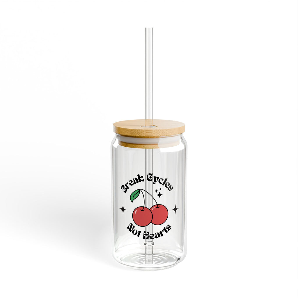 Break Cycles, Not Heats Eco-Friendly Sipper Glass, 16oz