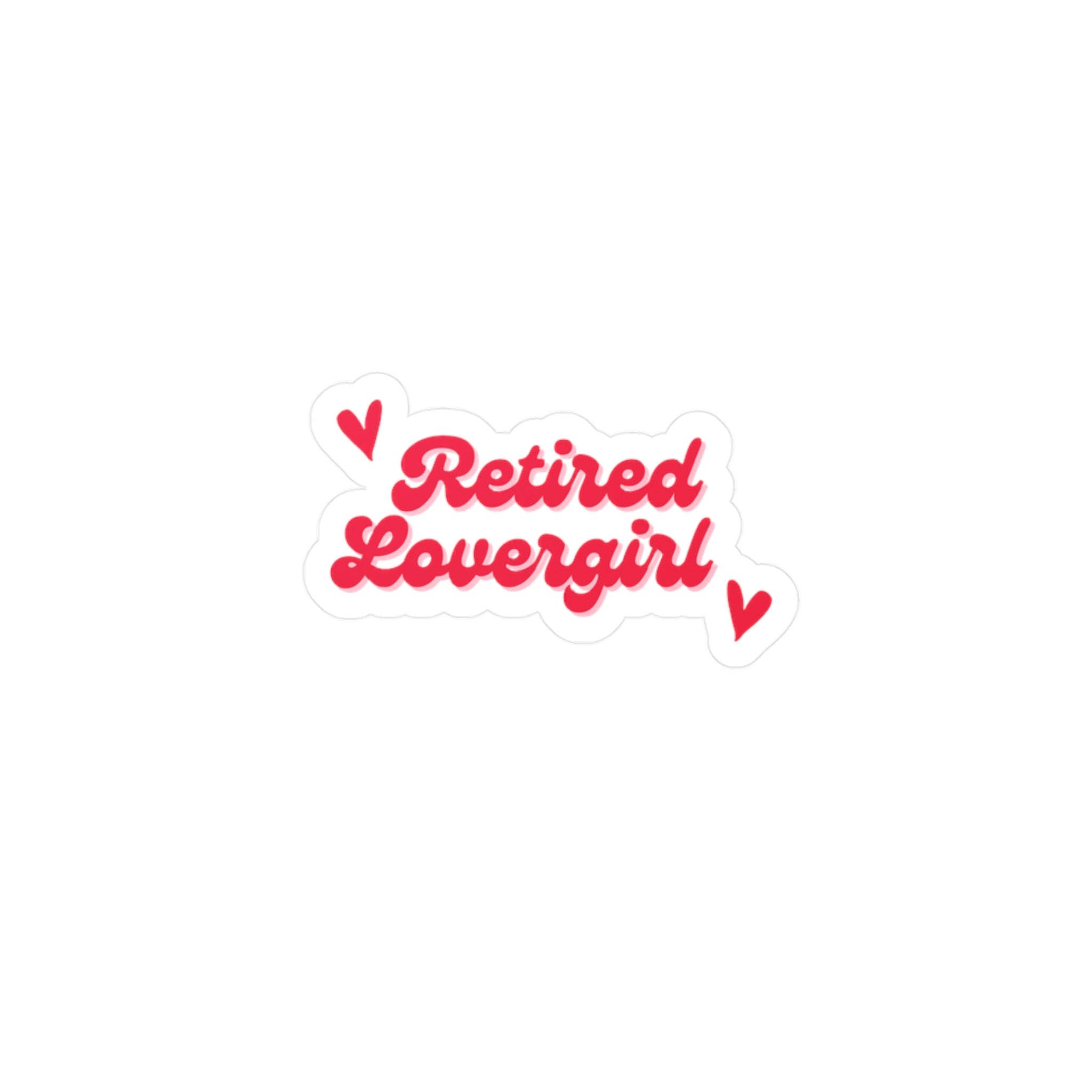 Retired Lovergirl Vinyl Sticker