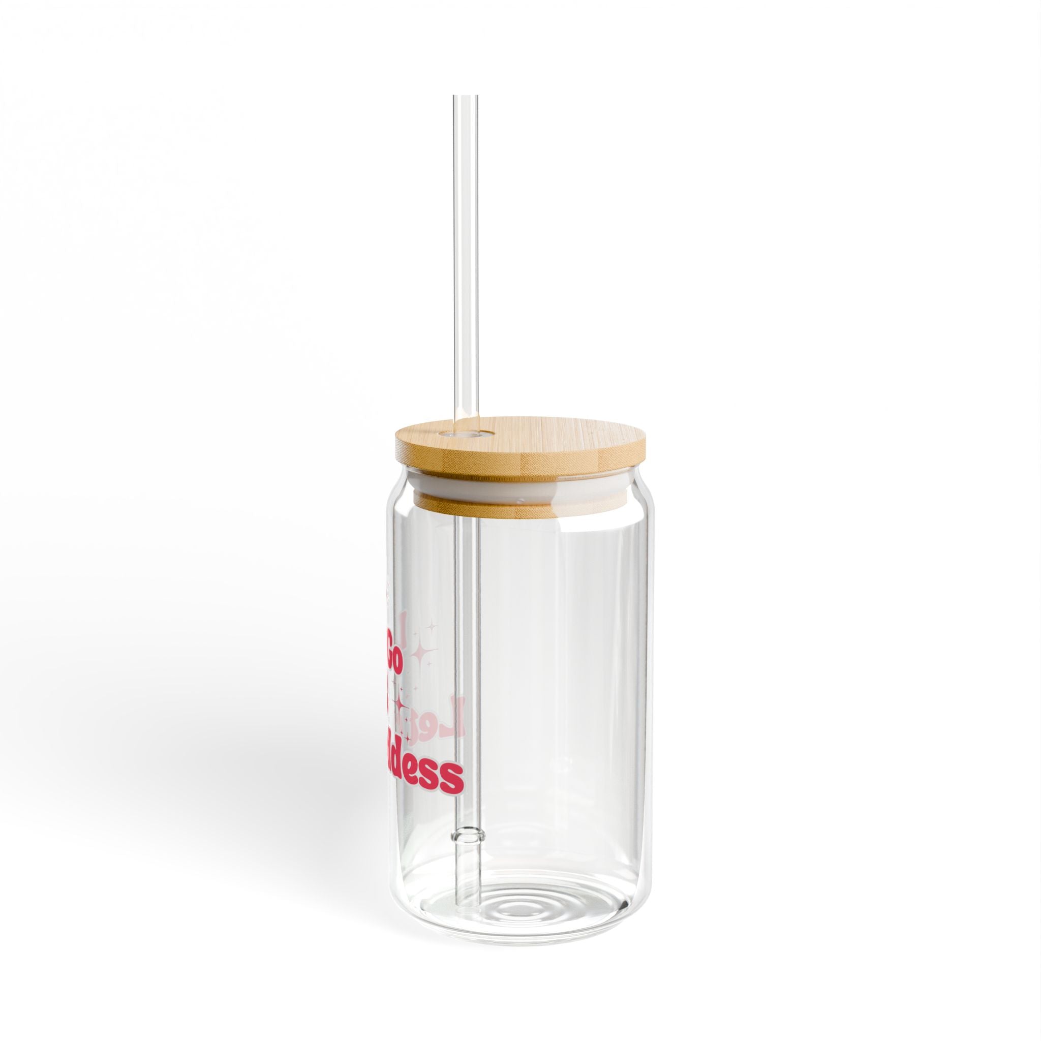 Let Go & Let GODDESS Eco-Friendly Sipper Glass, 16oz