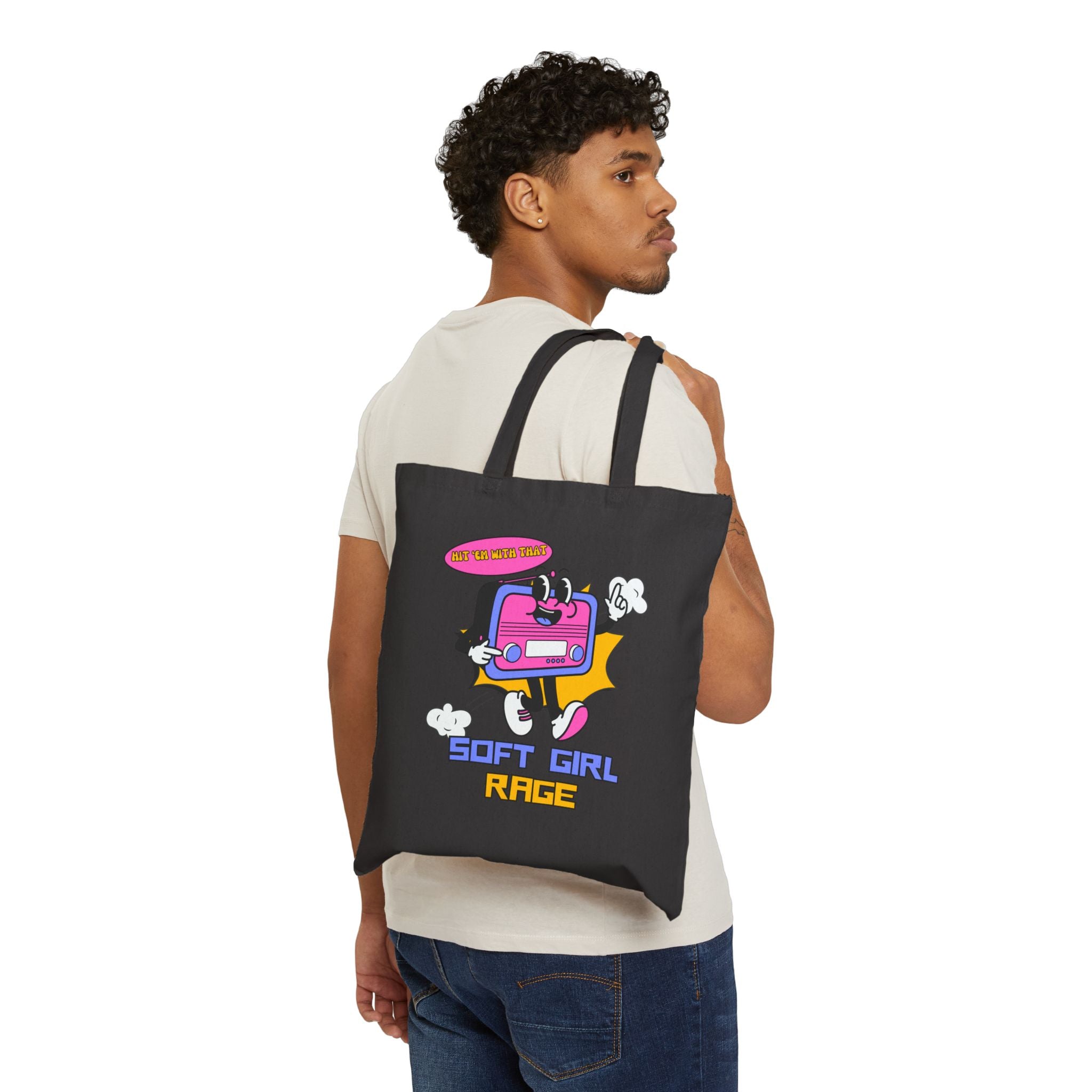 Soft Girl Rage cassette Tote Bag