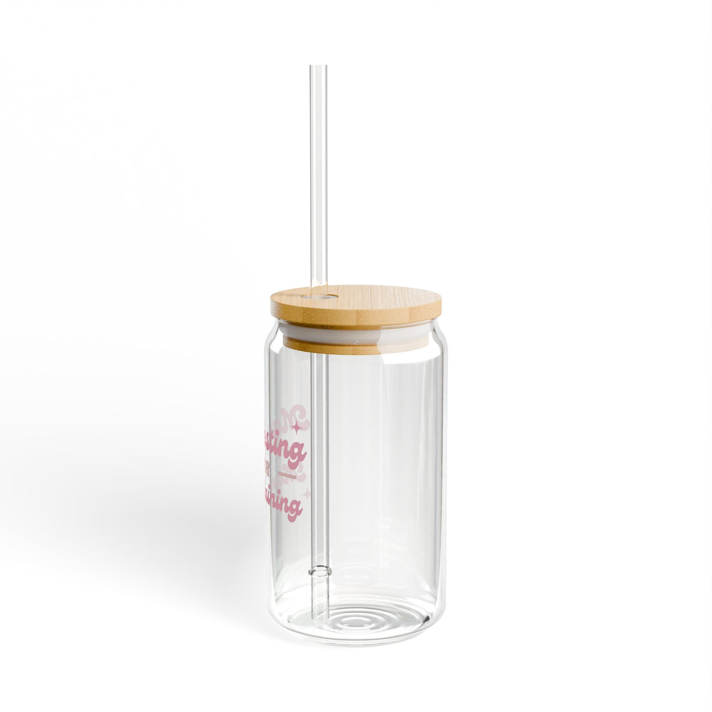 Manifesting > Mansplaining Eco-Friendly Sipper Glass, 16oz