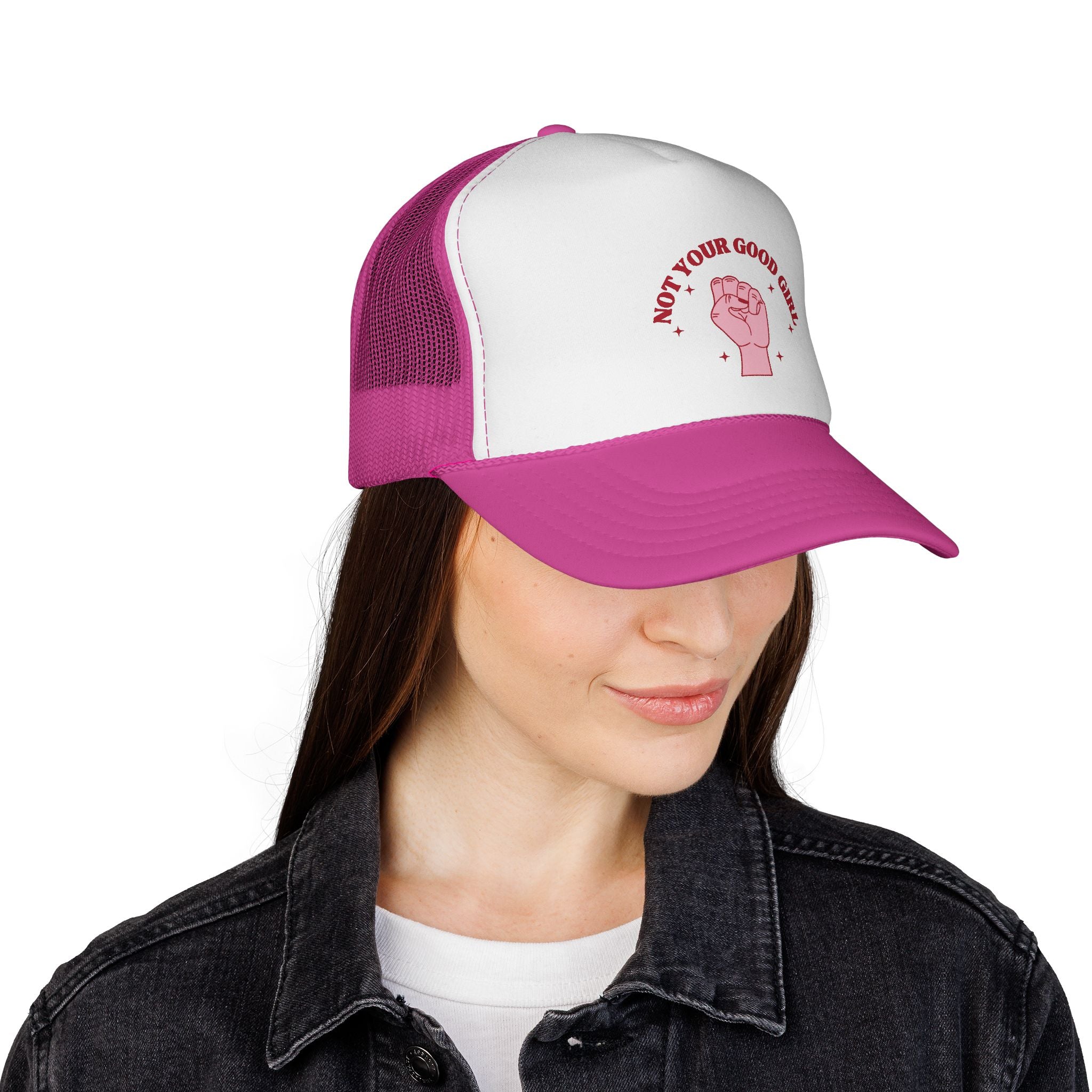 not your good girl- y2k trucker hat