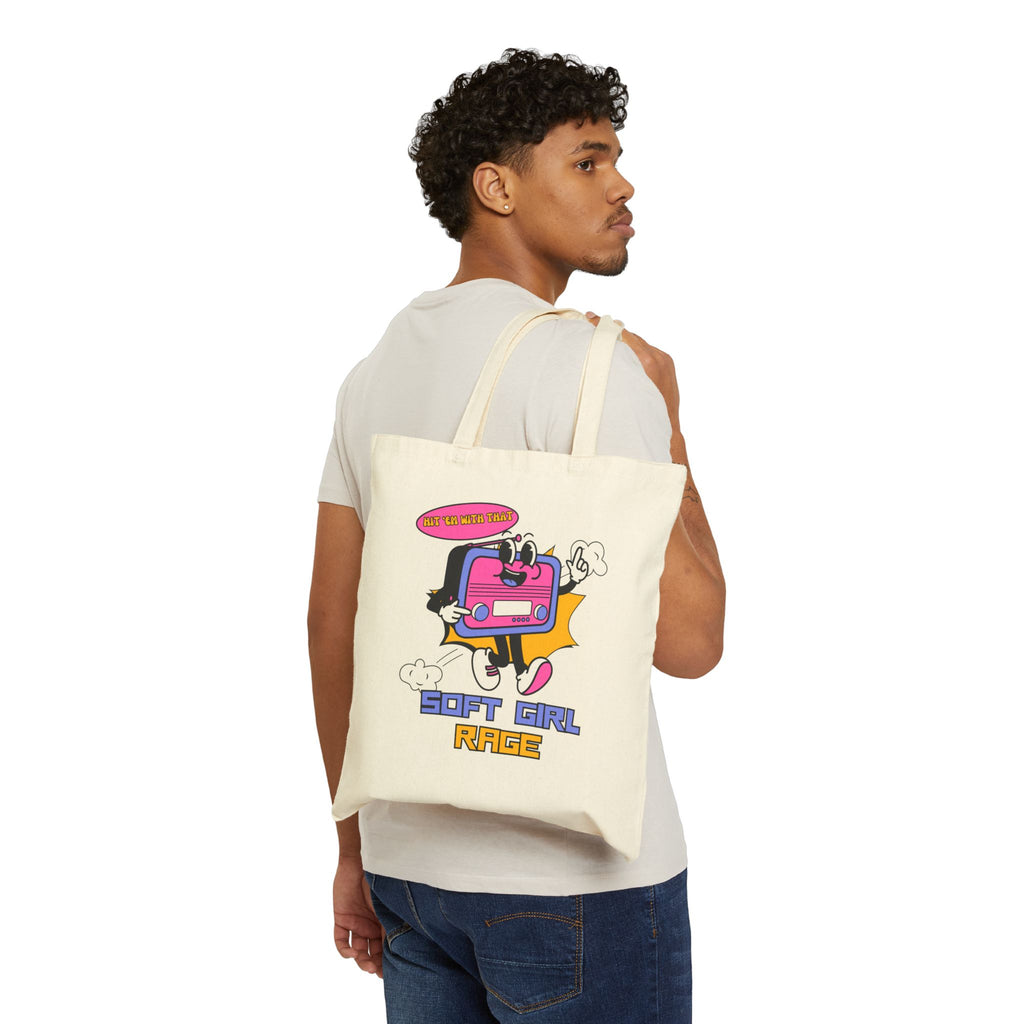 Soft Girl Rage cassette Tote Bag