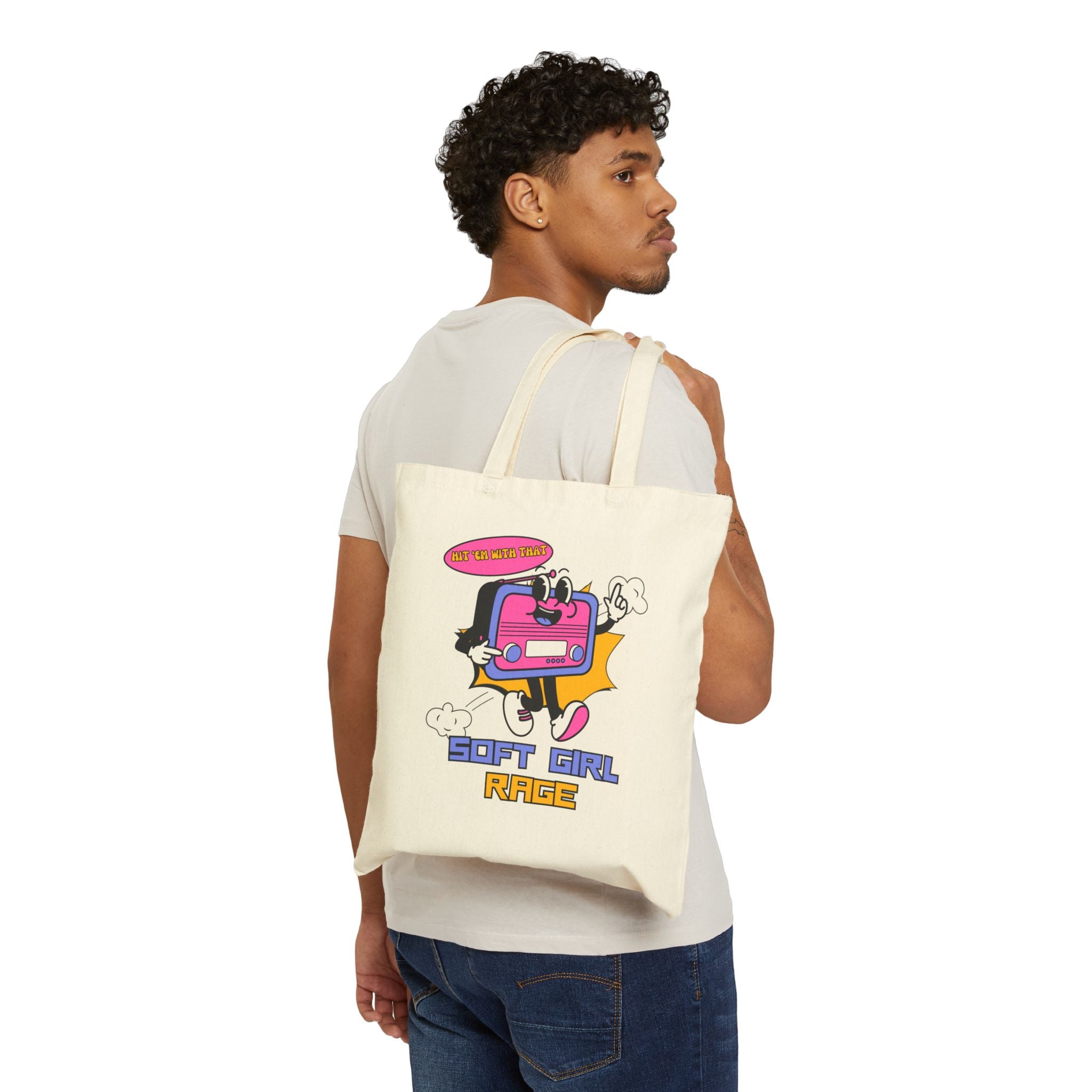 Soft Girl Rage cassette Tote Bag