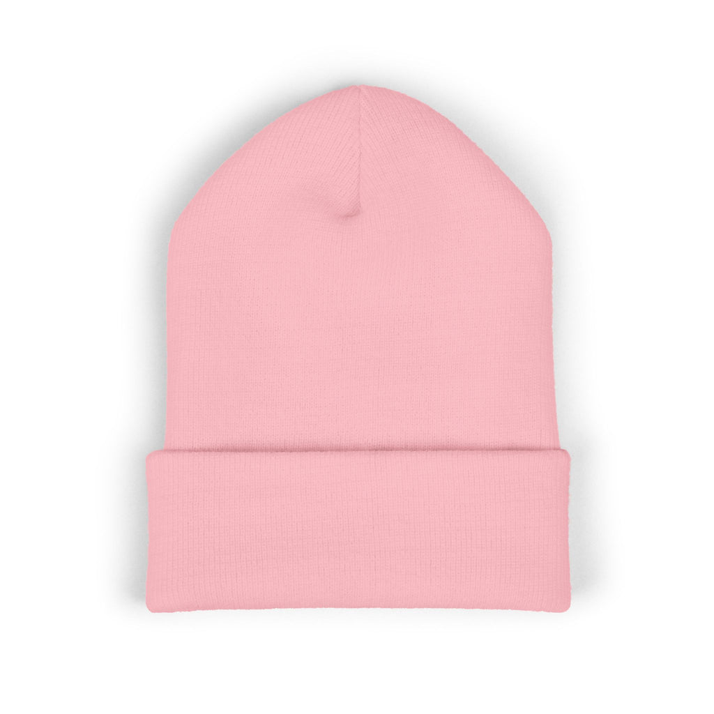 break cycles not hearts- embroidered cuffed beanie