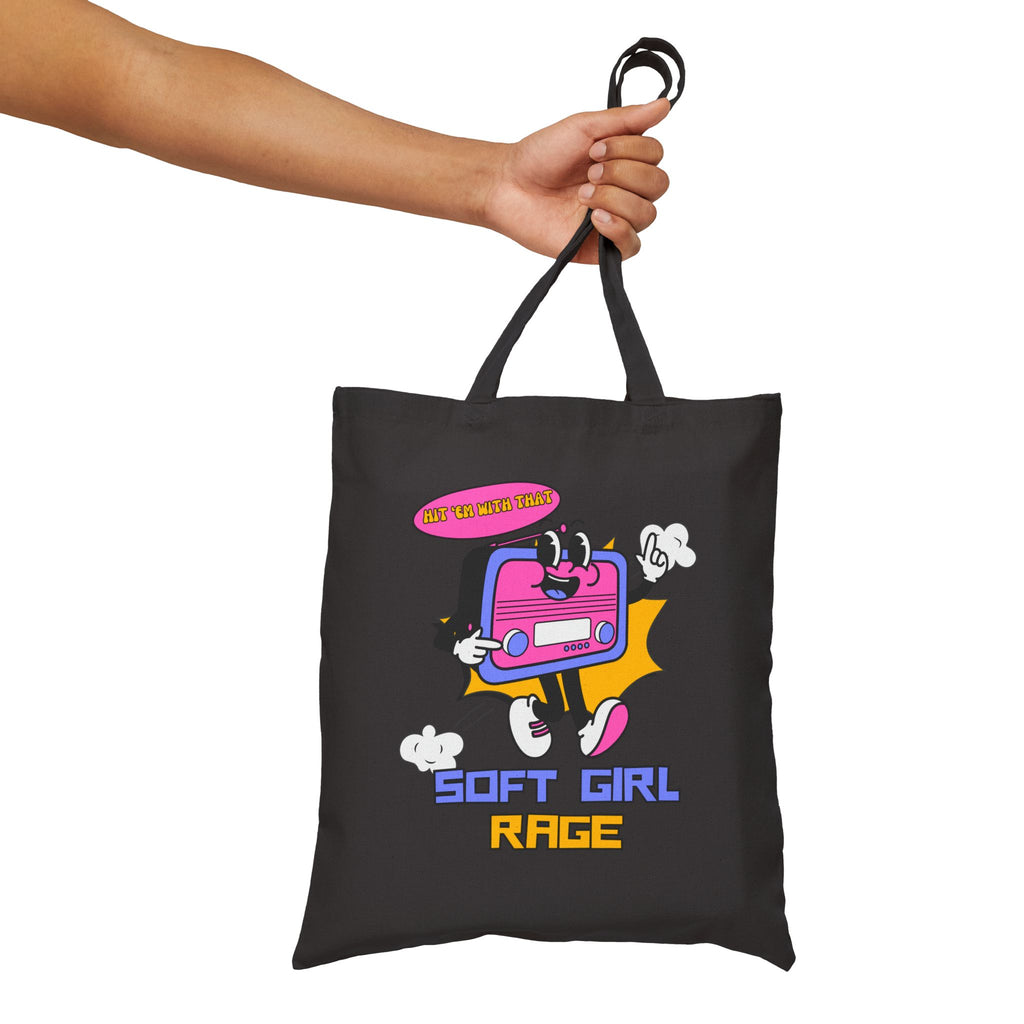 Soft Girl Rage cassette Tote Bag