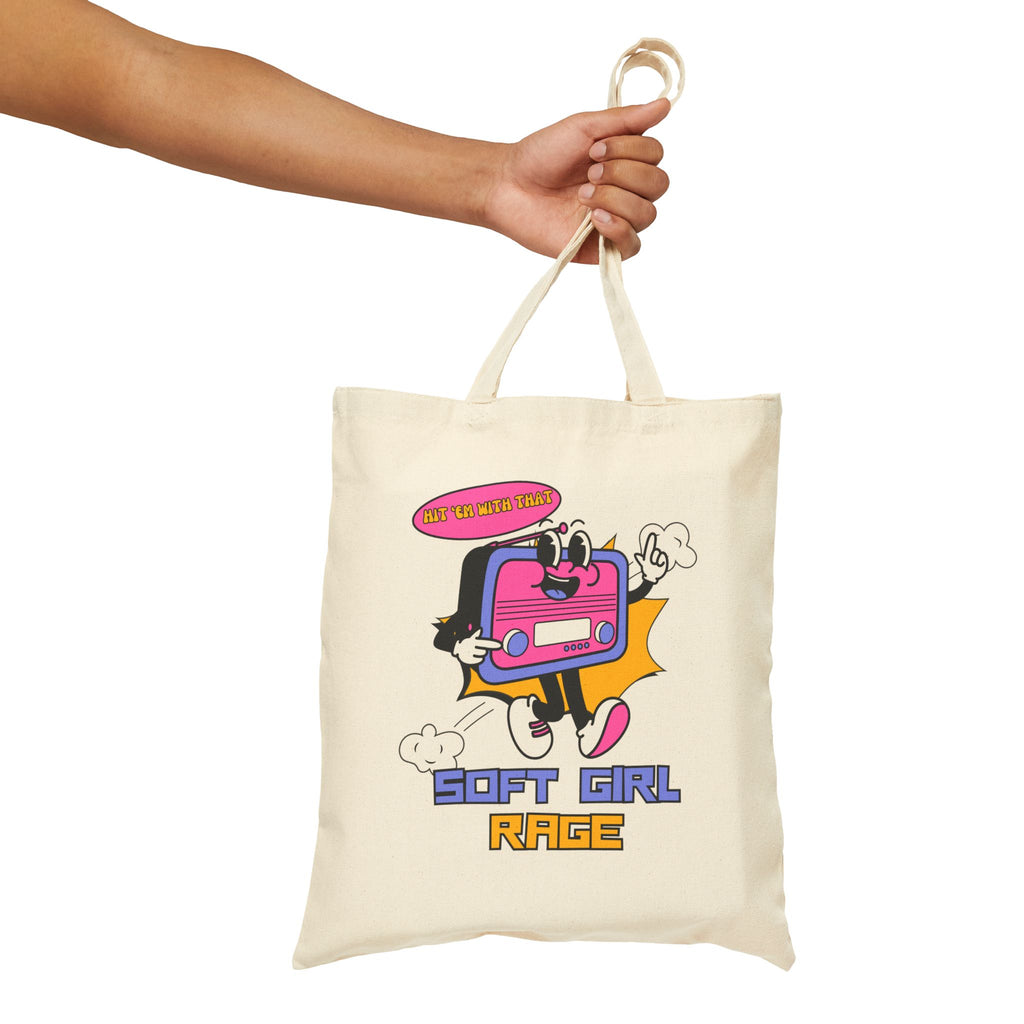Soft Girl Rage cassette Tote Bag