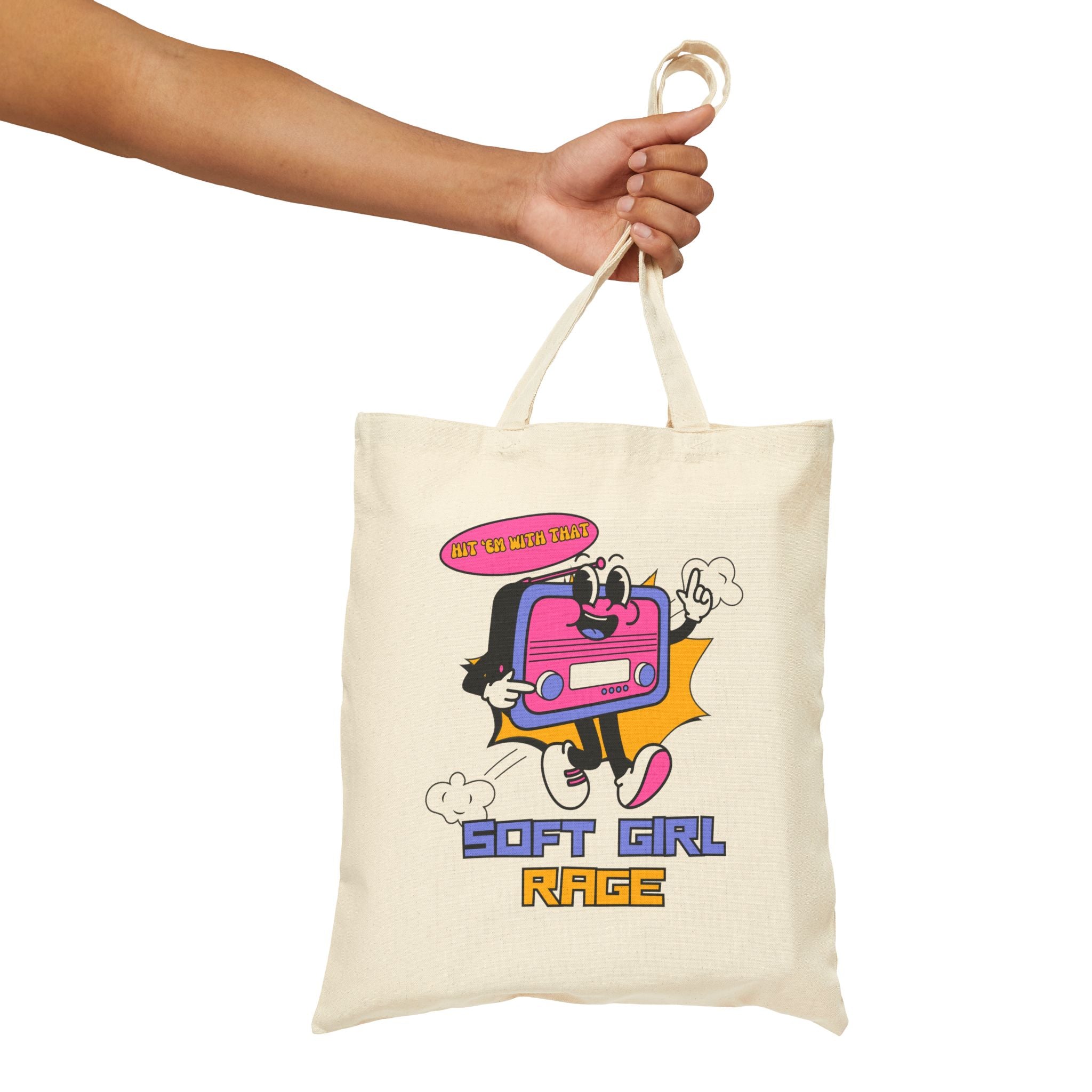 Soft Girl Rage cassette Tote Bag