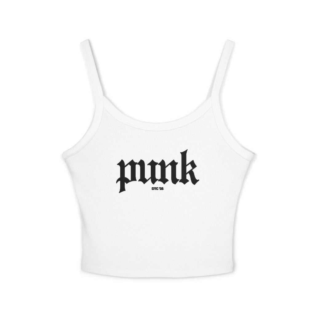 y2k PUNK crop tank-Black